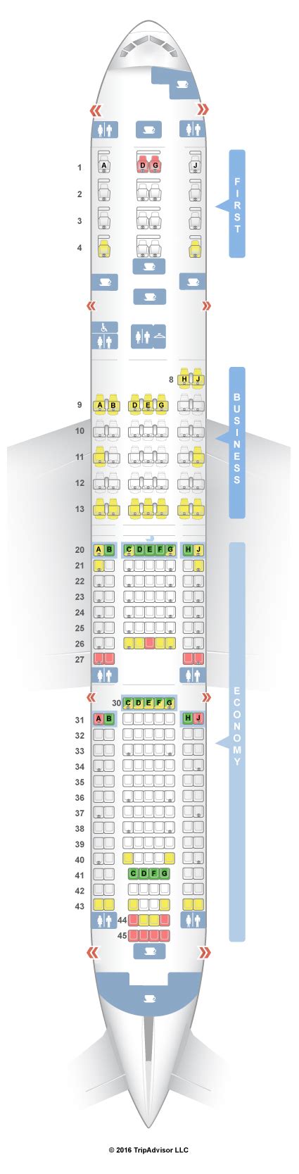 boeing 777-200 american airlines seat map